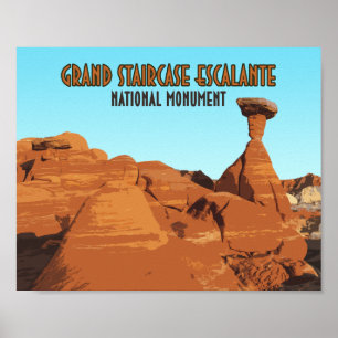 Poster Monumento nacional de Escalante da escadaria