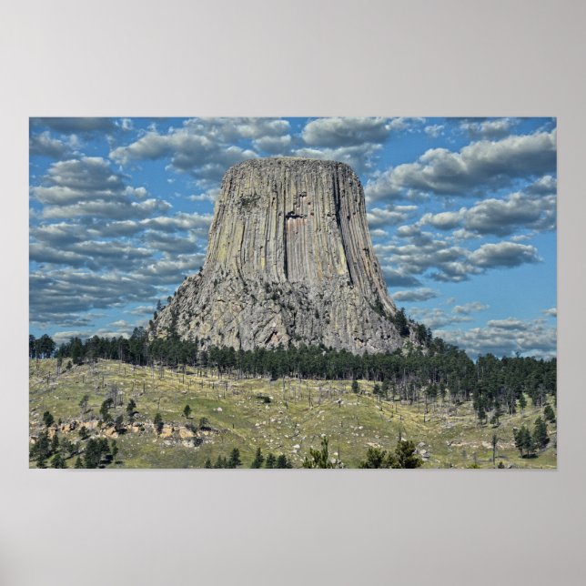 Poster Monumento Nacional Devils Tower, Wyoming (Frente)