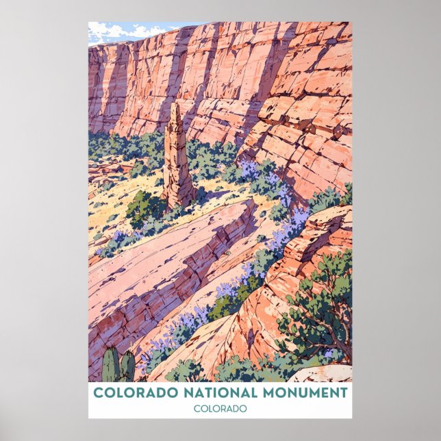 Poster Monumento Nacional do Colorado (Frente)