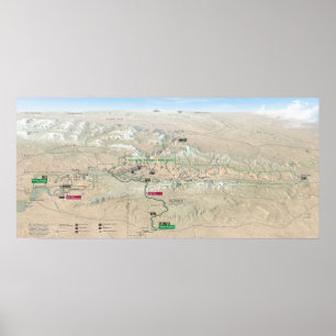 Pôster Monumento Nacional do Dinossauro