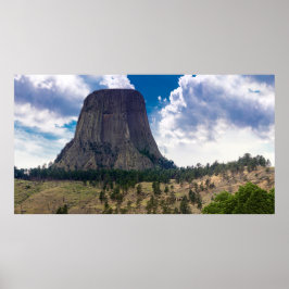 Poster Monumento Nacional Torre do Diabo, Wyoming