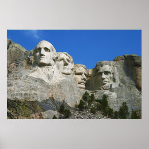Poster Monumento Presidencial Monte Rushmore