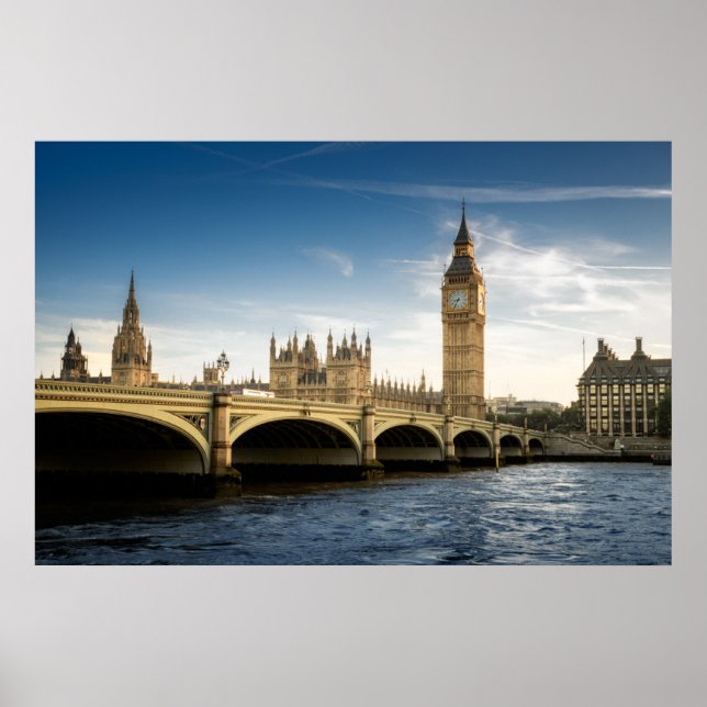 Poster Monumentos | Big Ben, Londres Inglaterra (Frente)