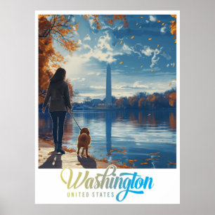 Poster Monumentos e História: Washington DC