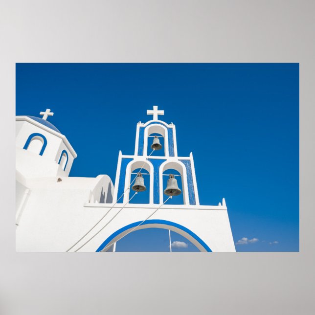 Poster Monumentos | Igreja Grego Azul (Frente)