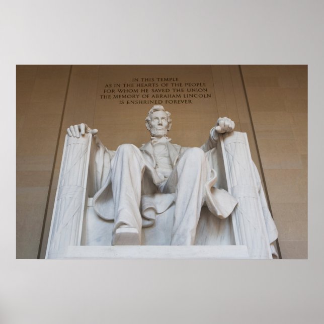 Poster Monumentos | Memorial Lincoln (Frente)
