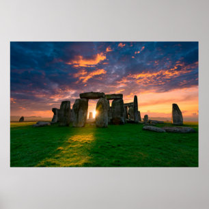 Poster Monumentos Stonhenge, Inglaterra