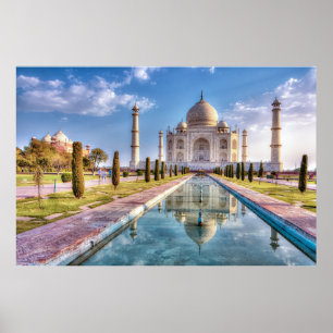 Poster Monumentos Taj Mahal Sunrise
