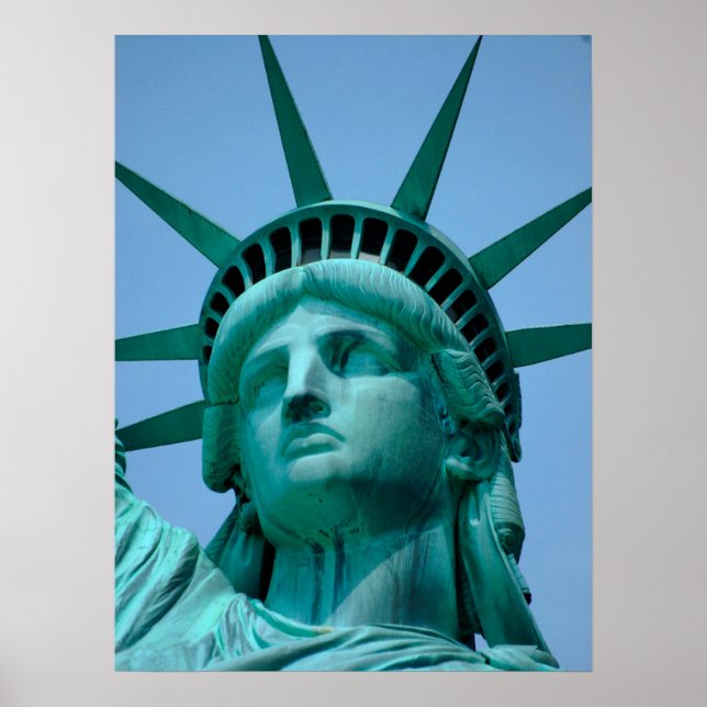 Poster Monuments | Statue of Liberty Face (Frente)
