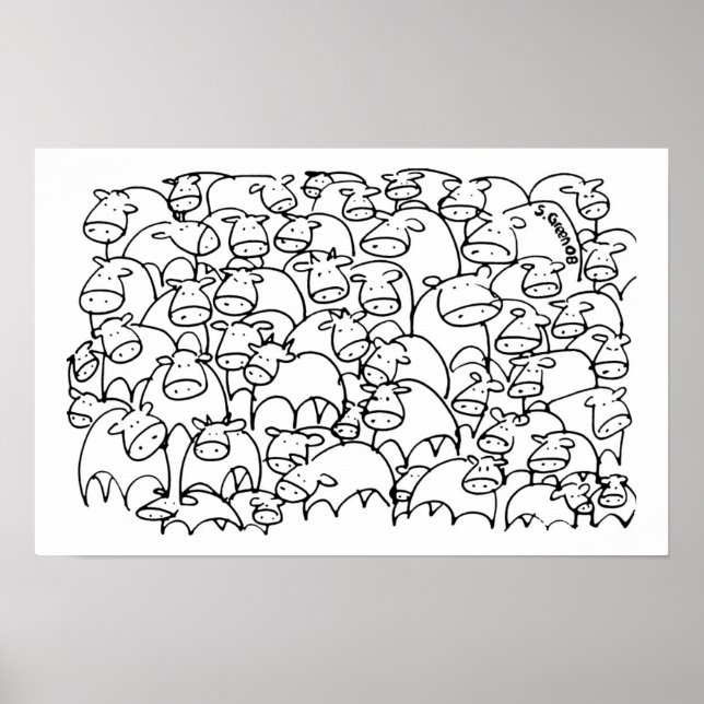 Pôster Moo! (Frente)