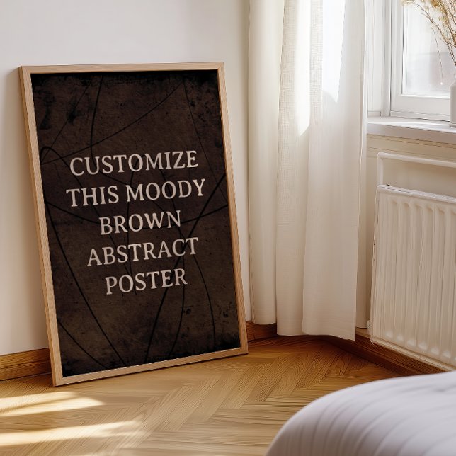 Poster Moody Background - Sinal Personalizado Rich Brown  (Criador carregado)