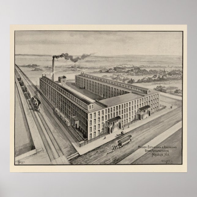 Poster Moody Estabrook & Andersons Fabricantes de Calçado (Frente)