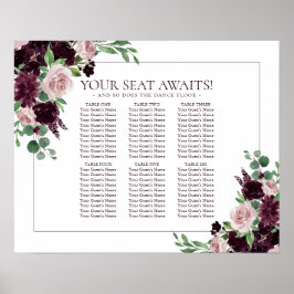 Poster Moody Passion | Gráfico de assentos de eventos rox