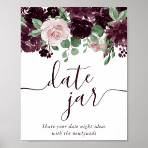 Poster Moody Passions   Vinho Roxo Dramático Data Jar