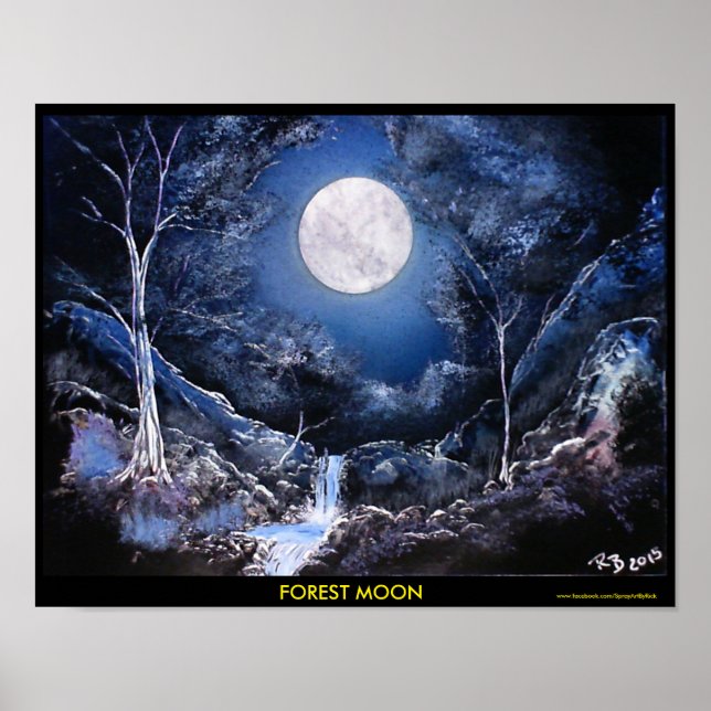 Poster Moon da floresta (Frente)