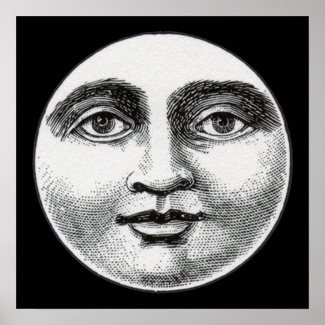 Pôster Moon Face (Frente)