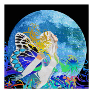 Pôster Moon Fairy Poster