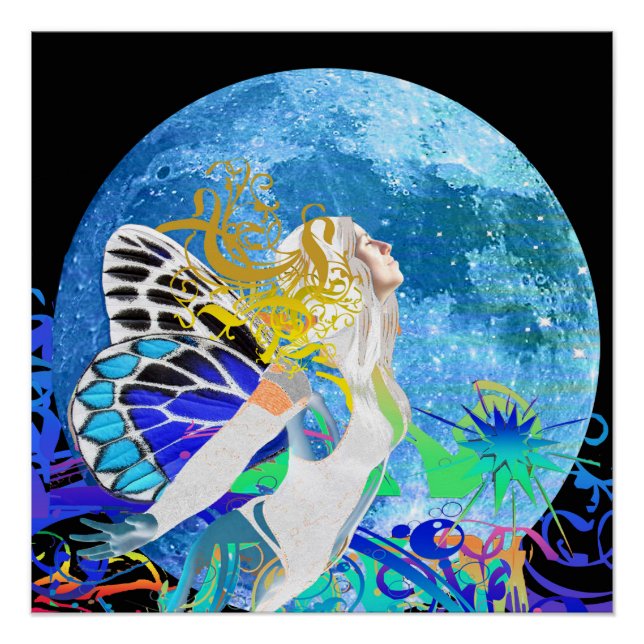 Pôster Moon Fairy Poster (Frente)
