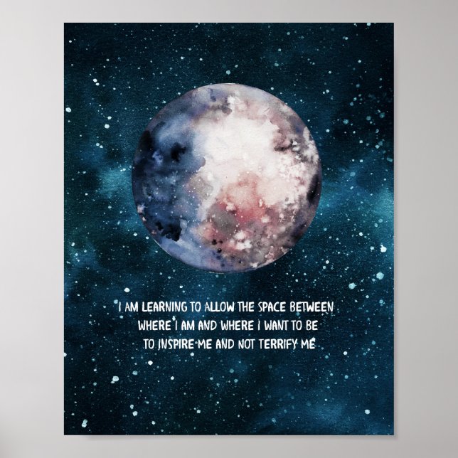 Poster Moon Galaxy Cote (Frente)