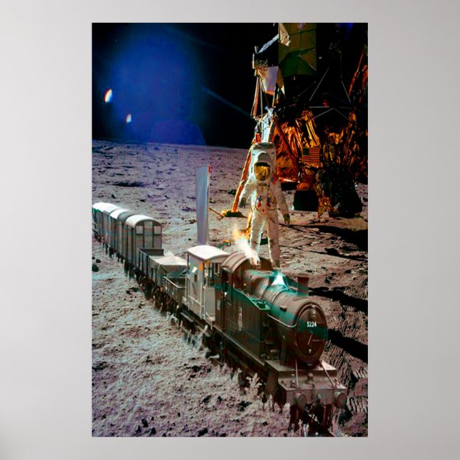 Poster Moon Landing Express (Frente)