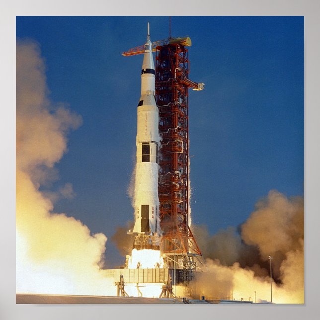 Poster Moon Mission Spacecraft Ground View (Frente)