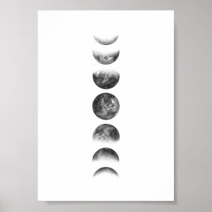 Poster Moon Phase Wall Art