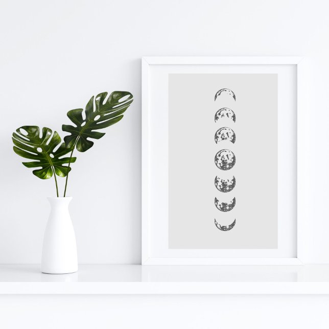 Poster Moon Phases Wall Art (Criador carregado)