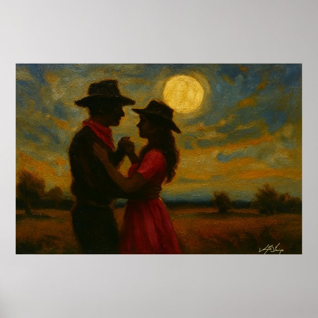 Poster Moonlight Two-Step Art Print (Frente)