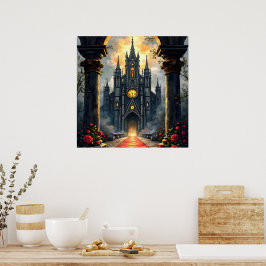 Poster Moonlit Aisle of Eternal Vows –Gothic Wedding Gate