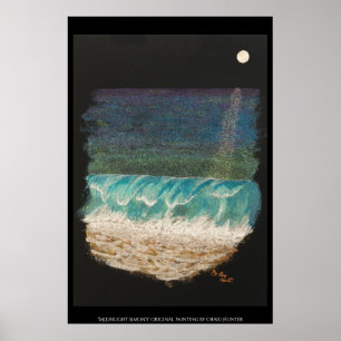 Pôster Moonlite ocean