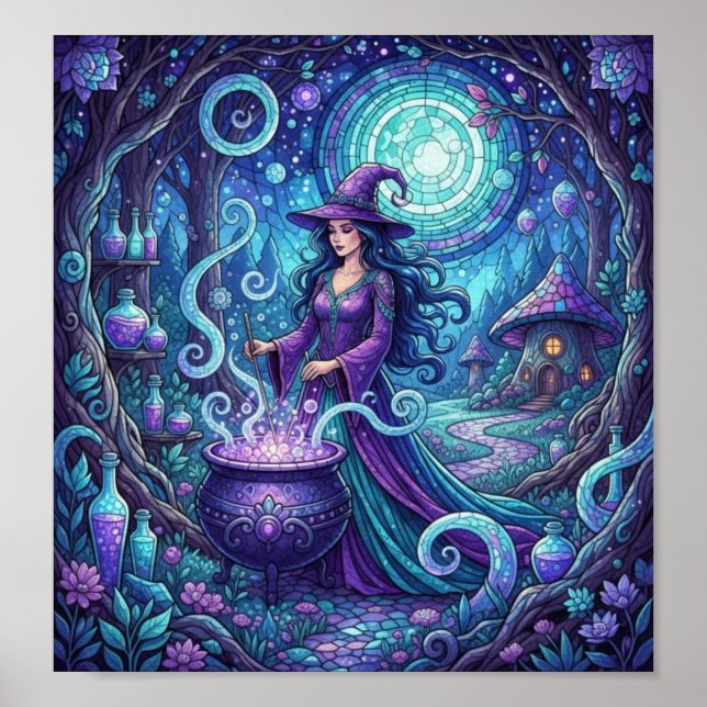 Poster MoonLitForestWitch (Frente)