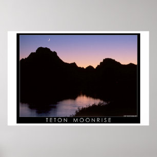 Pôster Moonrise de Teton