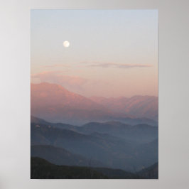 Poster Moonrise Montanhosa de San Bernardino