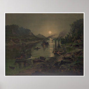 Pôster Moonrise no Ohio