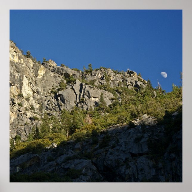 Poster Moonrise sobre Kings Canyon (Frente)