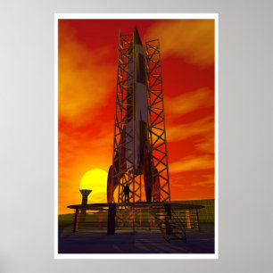 Poster Moonrocket