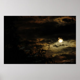Pôster MoonShine e nuvens de tempestade