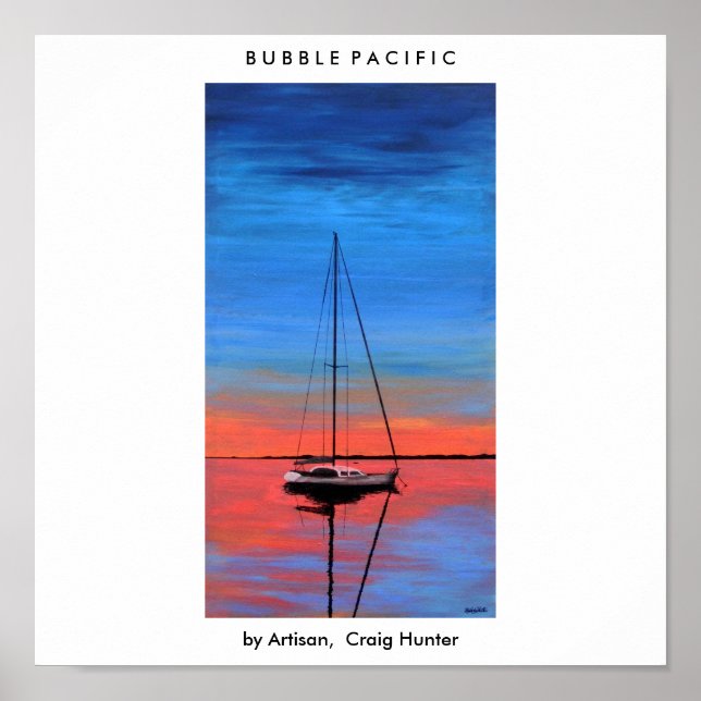 Pôster Mooring Sunset (Frente)