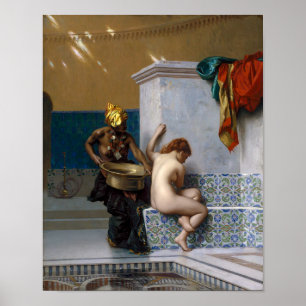 Poster Moorish Bath   Jean-Lé sobre o Gé me ô