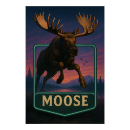 Pôster Moose Poster