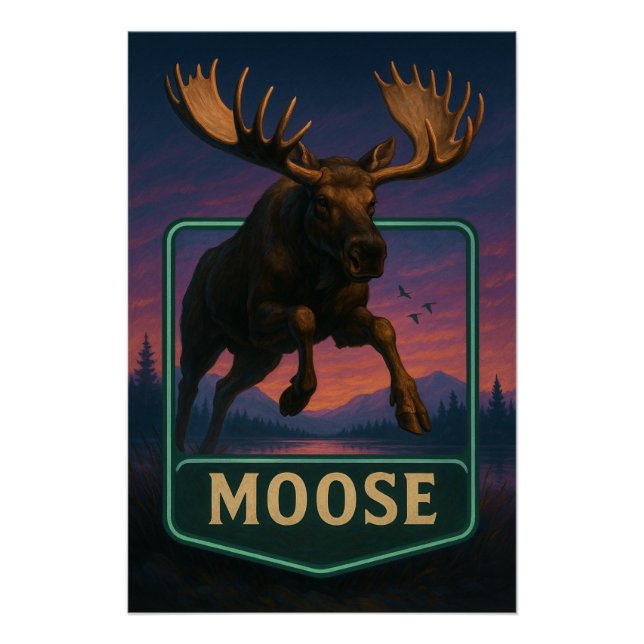Pôster Moose Poster (Frente)