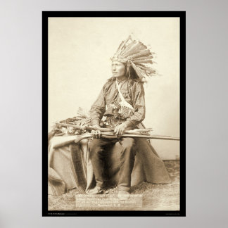 Pôster Morada pequena, Vestindo no Woundk Knee SD 1890