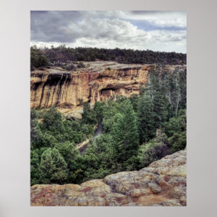 Pôster moradias de penhasco do mesa Verde