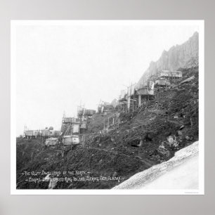 Pôster Moradores do penhasco em Alaska 1906