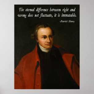 Pôster Moralidade de Patrick Henry