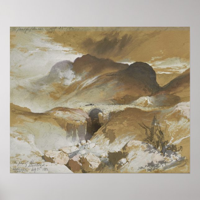 Poster Moran - A Passagem De Glencoe Scotland (Frente)