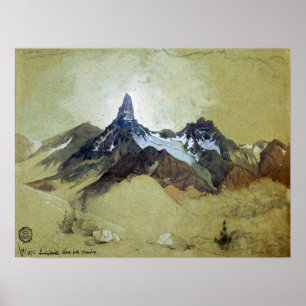 Poster Moran - Index Peak Clark's Fork Wyoming 1892