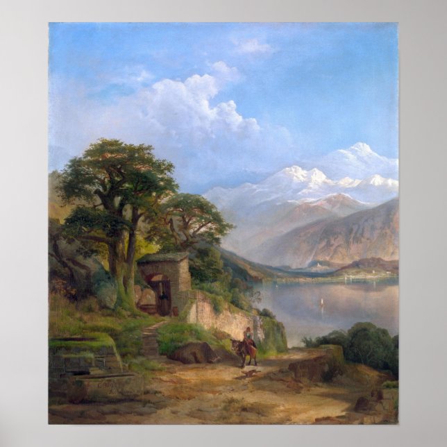 Poster Moran - Lago de Como (Frente)