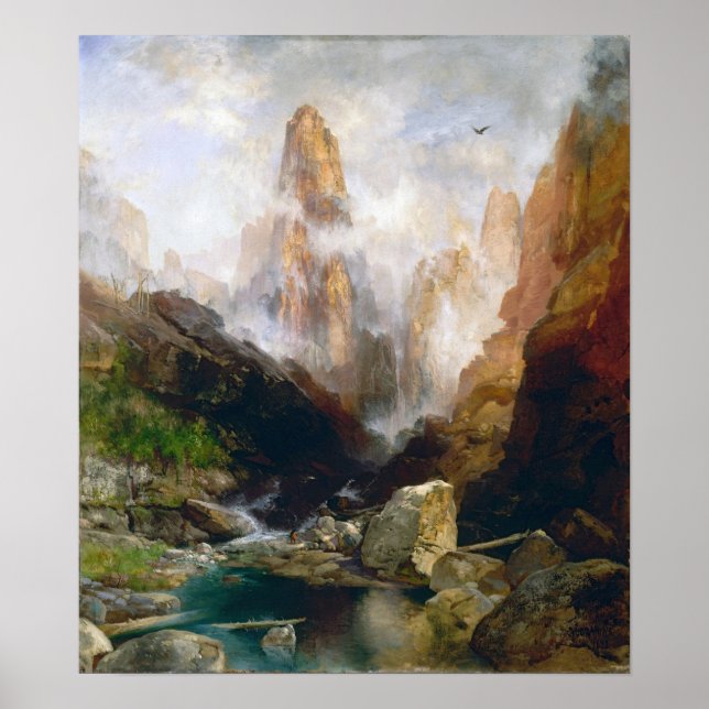 Poster Moran - Névoa no Kanab Canyon, Utah (Frente)