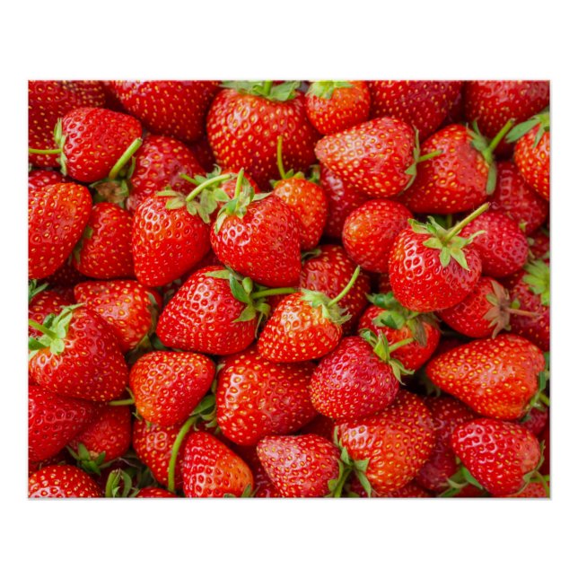 Pôster Morangos (Frente)